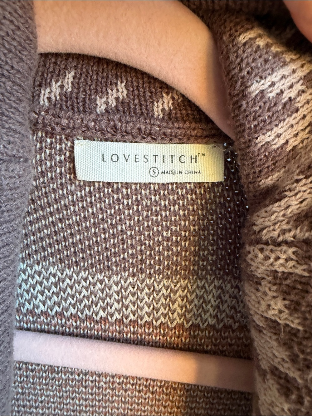 Lovestitch Boho Southwestern Cotton Shawl Cardigan Small - Picture 4 of 6